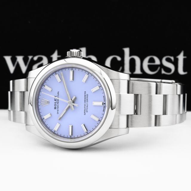 2026 Rolex Oyster Perpetual 31 277200, Stainless Steel, Lavender Dial, Oyster Bracelet, Box & Papers