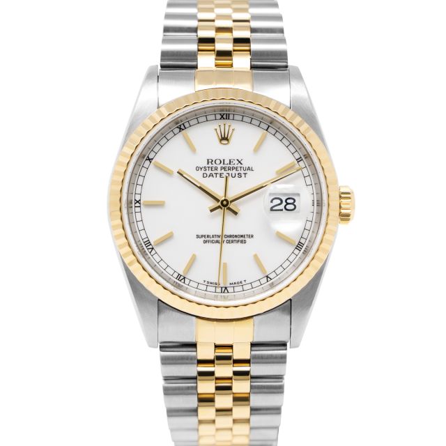 Buy Genuine Used Rolex Datejust 36 16233 Watch - Silver Dial | SKU 4780
