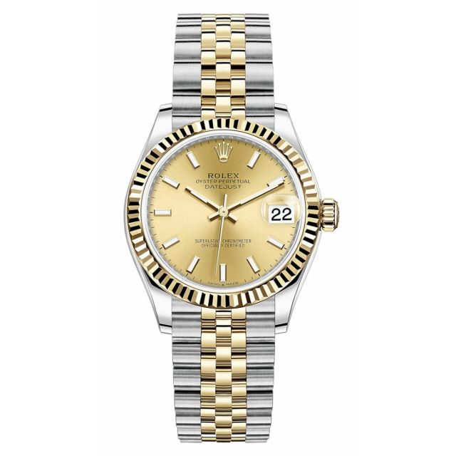 Buy Genuine Used Rolex Datejust 31 68273 Watch - Champagne
