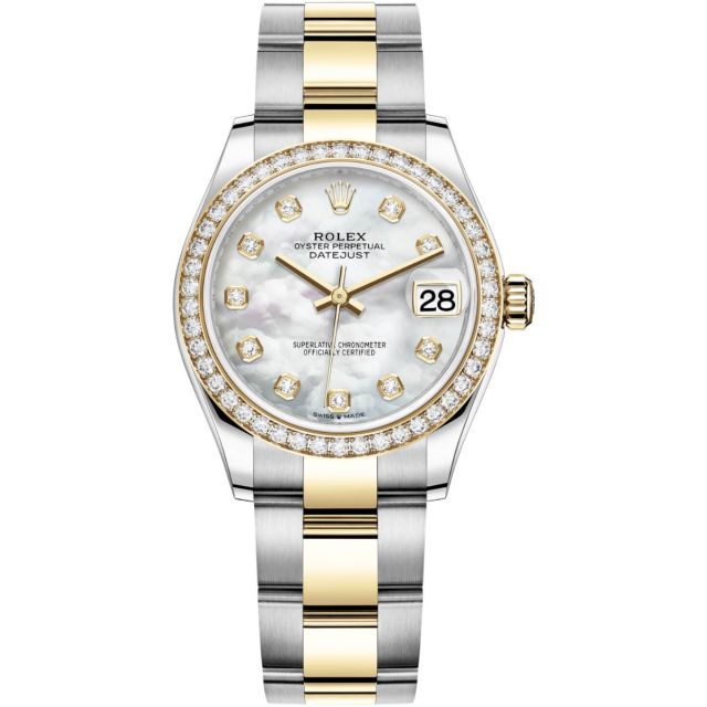 Rolex Datejust 31 278383RBR-0027, Mother of Pearl Diamond Dial, Oyster Bracelet