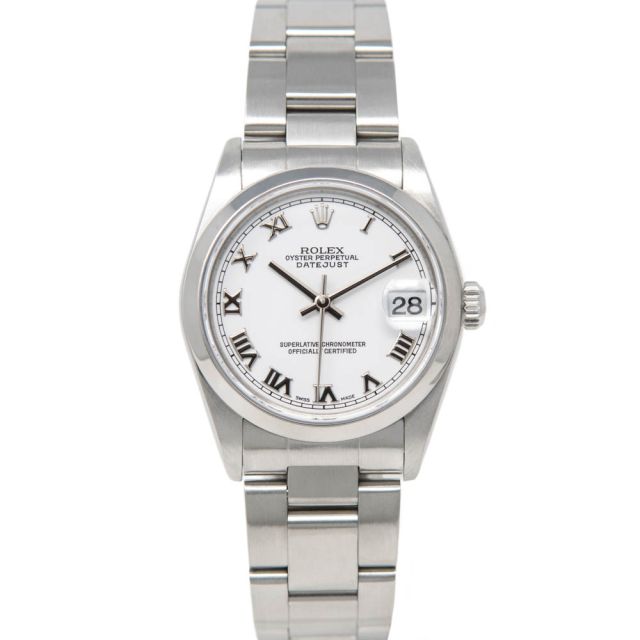 Rolex oyster sale perpetual datejust white