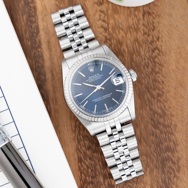 Buy Genuine Used Rolex Lady-Datejust 26 69173 Watch - Blue