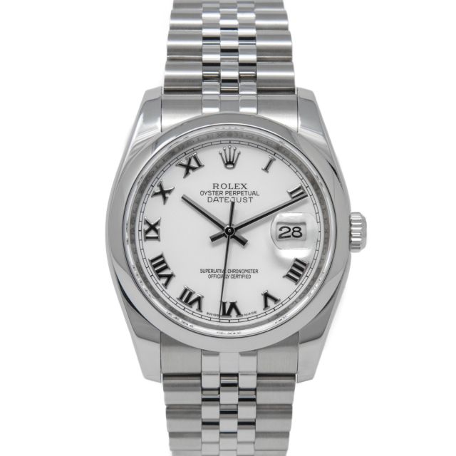 Buy Genuine Used Rolex Datejust 36 16234 Watch - White Dial