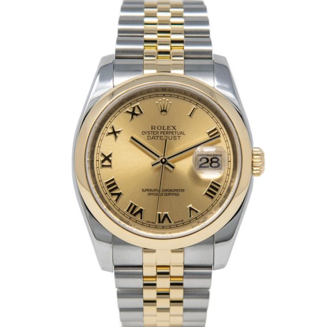 Rolex datejust clearance 36mm gold