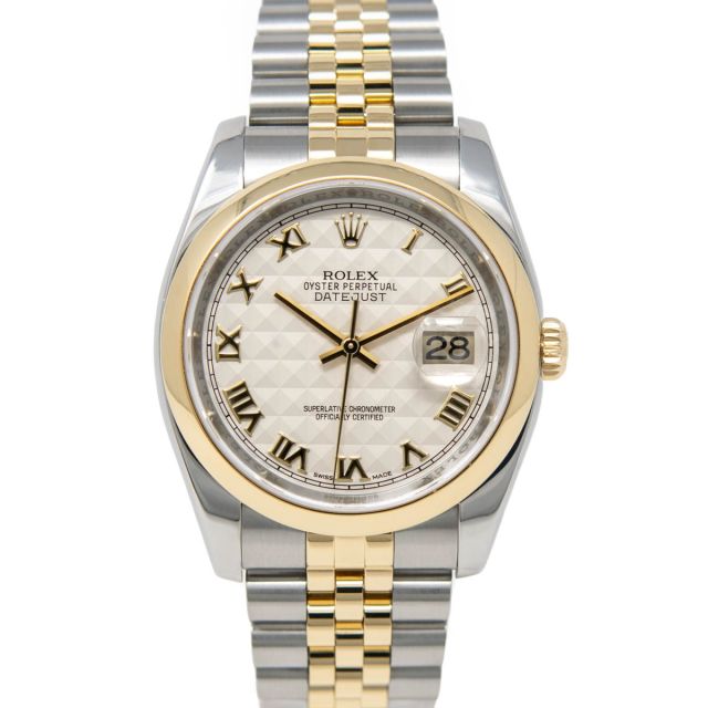 Rolex Oyster Perpetual Datejust 36 White Dial Stainless Steel Bracelet  Automatic Ladies Watch 116244WRO 845960075923 - Oyster Perpetual, Lady  Oyster Perpetual - Jomashop