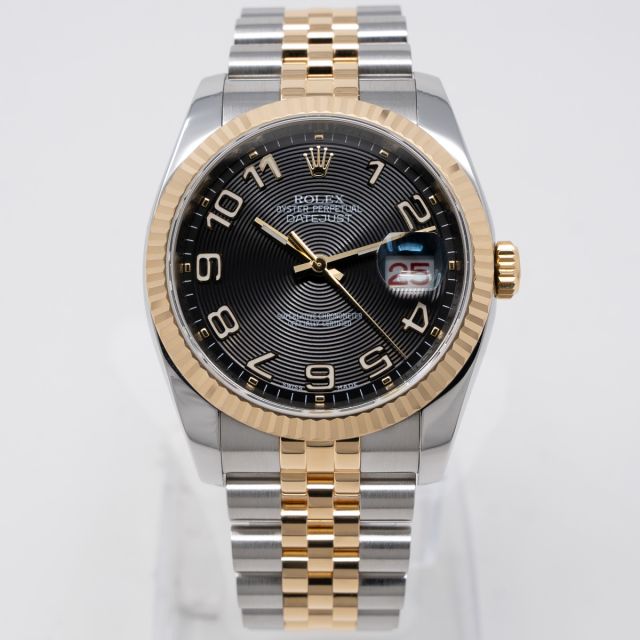 Buy Genuine Used Rolex Datejust 36 116200 Watch - Black