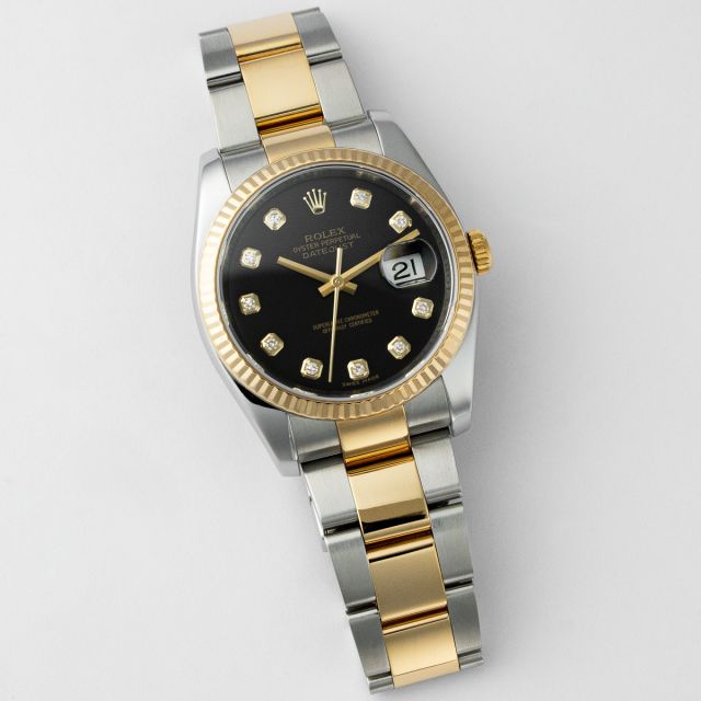 Buy Genuine Used Rolex Lady-Datejust 26 179173 Watch - Black