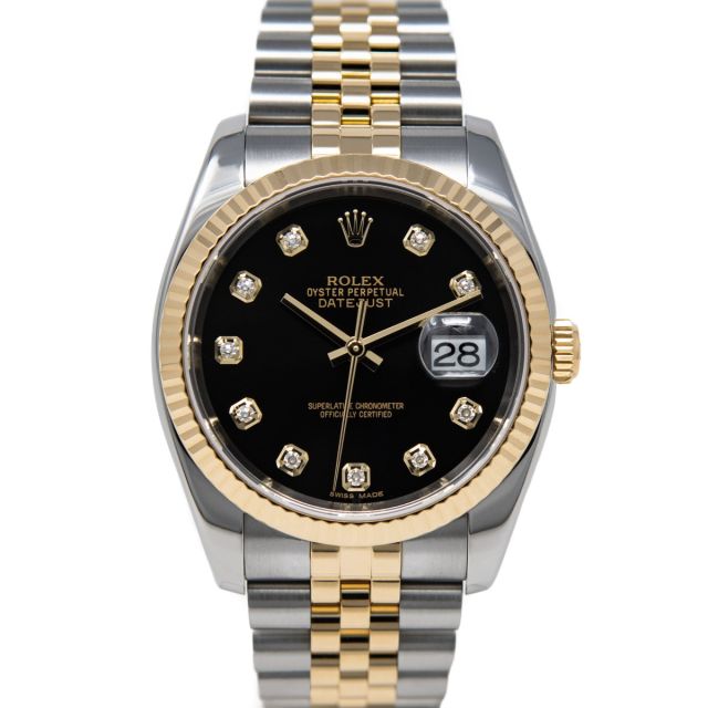 Buy Genuine Used Rolex Day-Date 36 118239 Watch - Black Dial