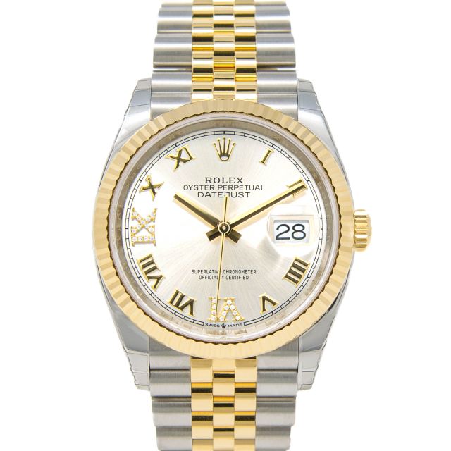 Buy Genuine Used Rolex Datejust 36 16264 Watch - Silver