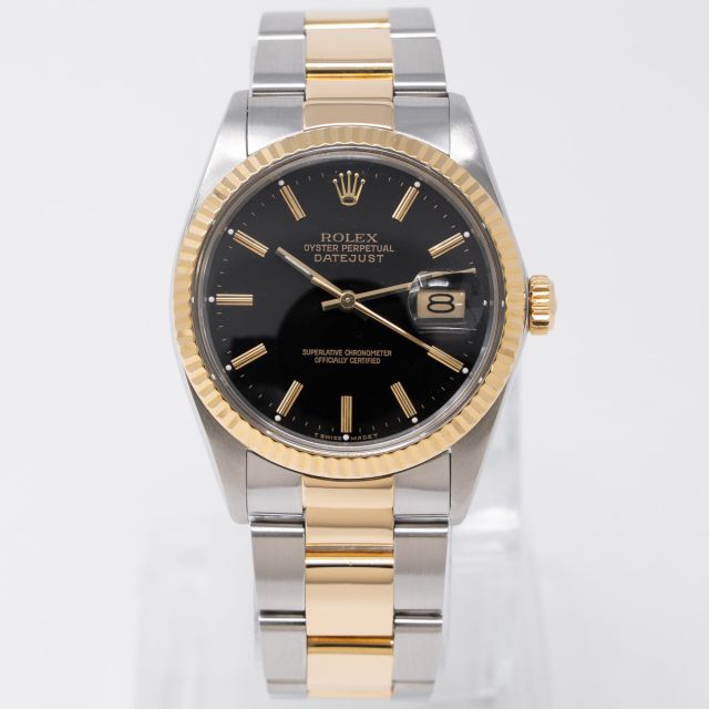 Black face datejust top