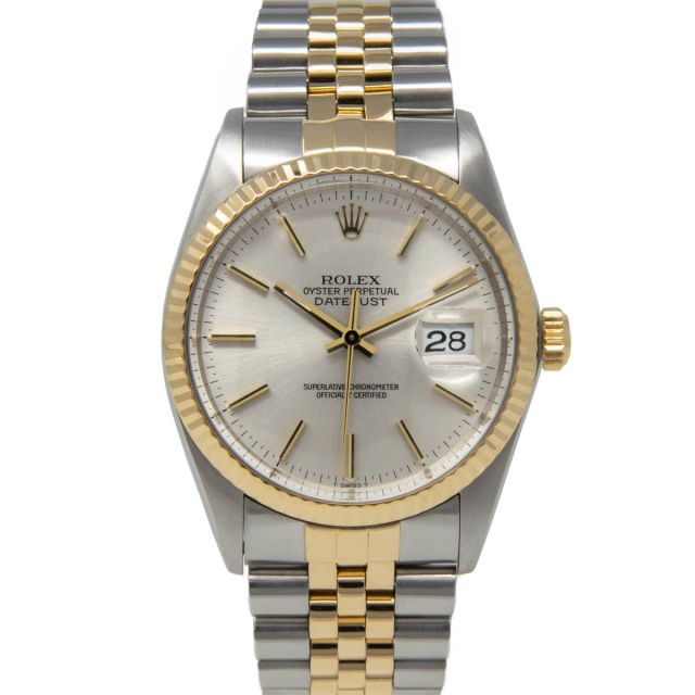 grund rigdom Indflydelsesrig Rolex Datejust 36 16013 Wristwatch - Silver Index