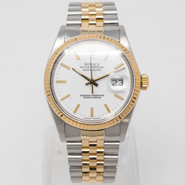 Buy Genuine Used Rolex Datejust 36 16203 Watch - Black Onyx