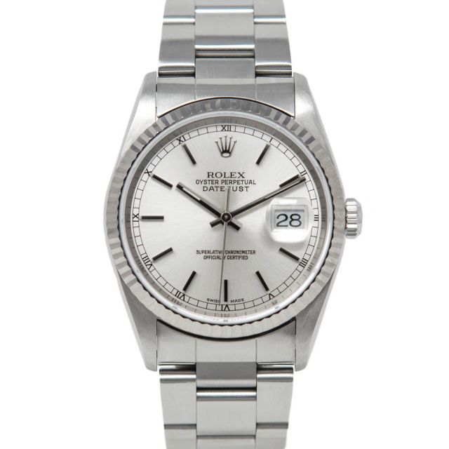 人気が高い Buy Genuine Silver - Watch 16013 36 Datejust Rolex Used バッグ