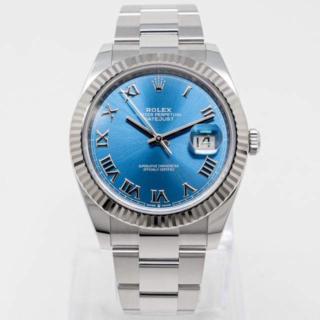Buy Genuine Used Rolex Day-Date 40 228396TBR Watch - Ice Blue Dial 