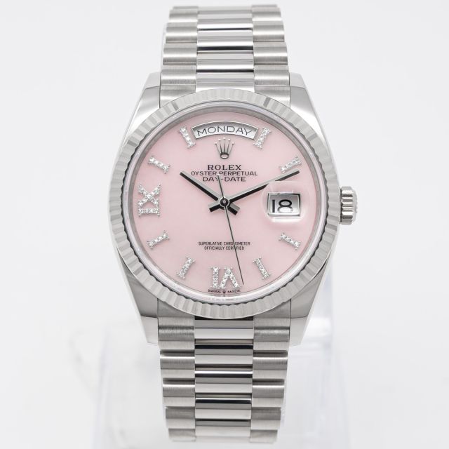 Buy Genuine Used Rolex Day-Date 36 128459TBR Watch - Green