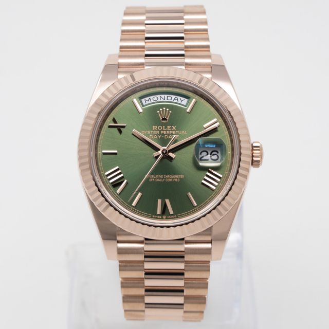 Buy Genuine Used Rolex Day-Date 40 228345RBR Watch - Pave