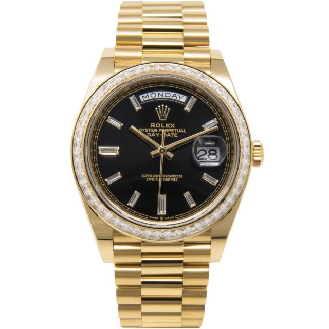 Oyster perpetual datejust black face cheap