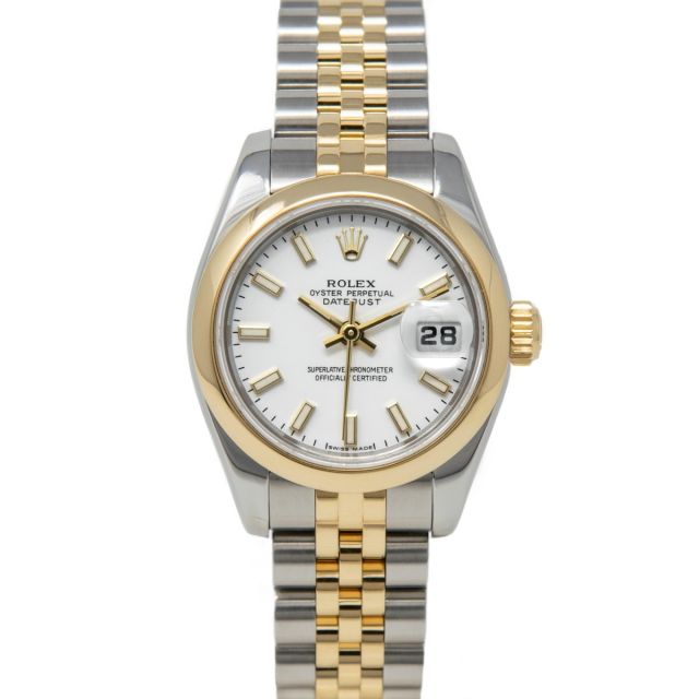 Buy Genuine Used Rolex Lady-Datejust 26 179313 Watch - White