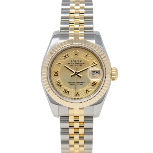Buy Genuine Used Rolex Lady Datejust 26 179173 Watch Decorated