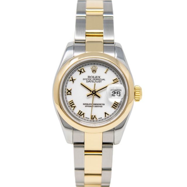 Rolex gold white face outlet