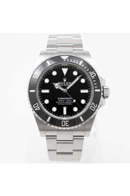 Rolex Submariner 124060 Wristwatch, Black Dial, Black Rotatable Bezel, Oyster Bracelet