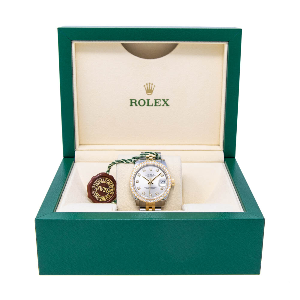 rolex gold and silver datejust