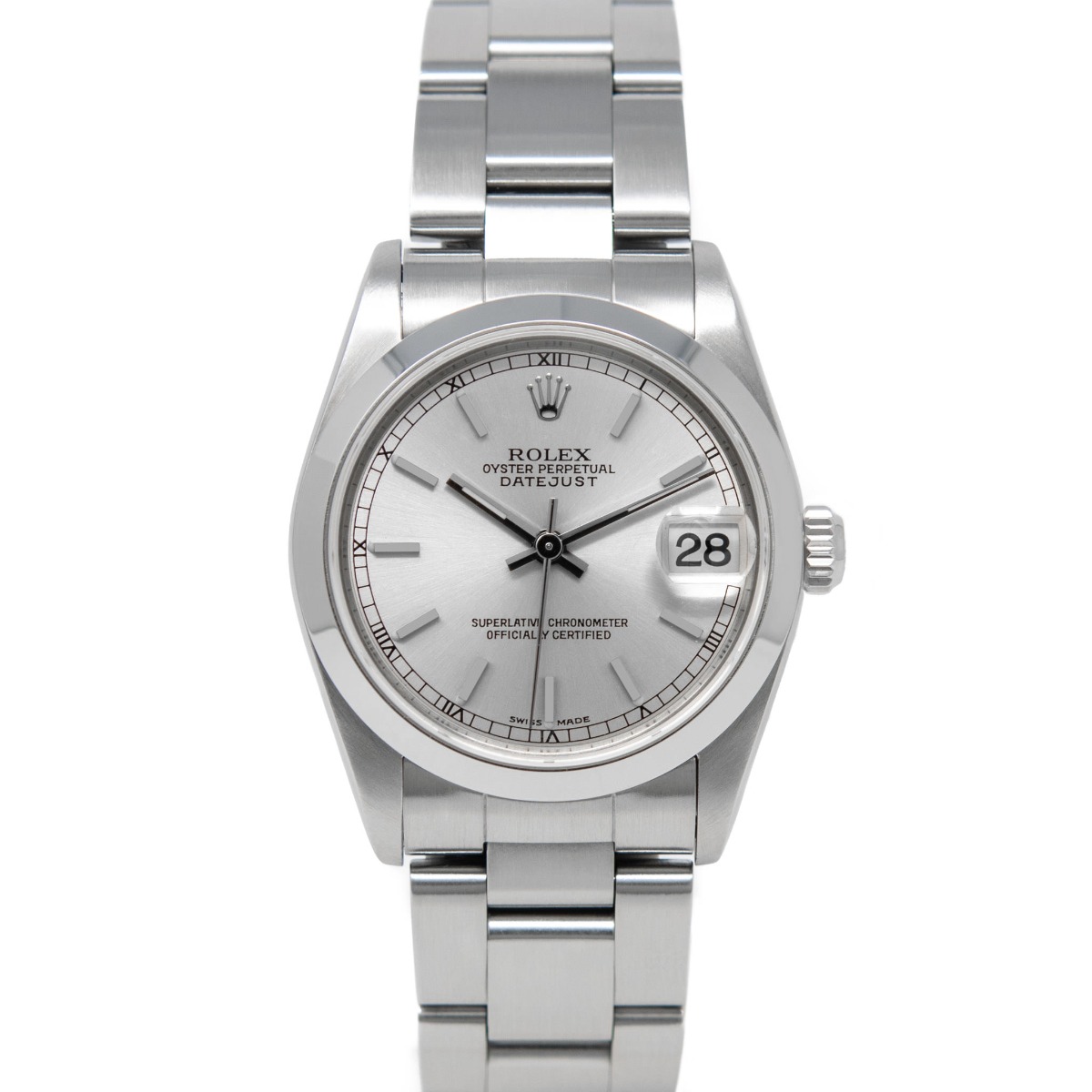 rolex datejust 31 on wrist