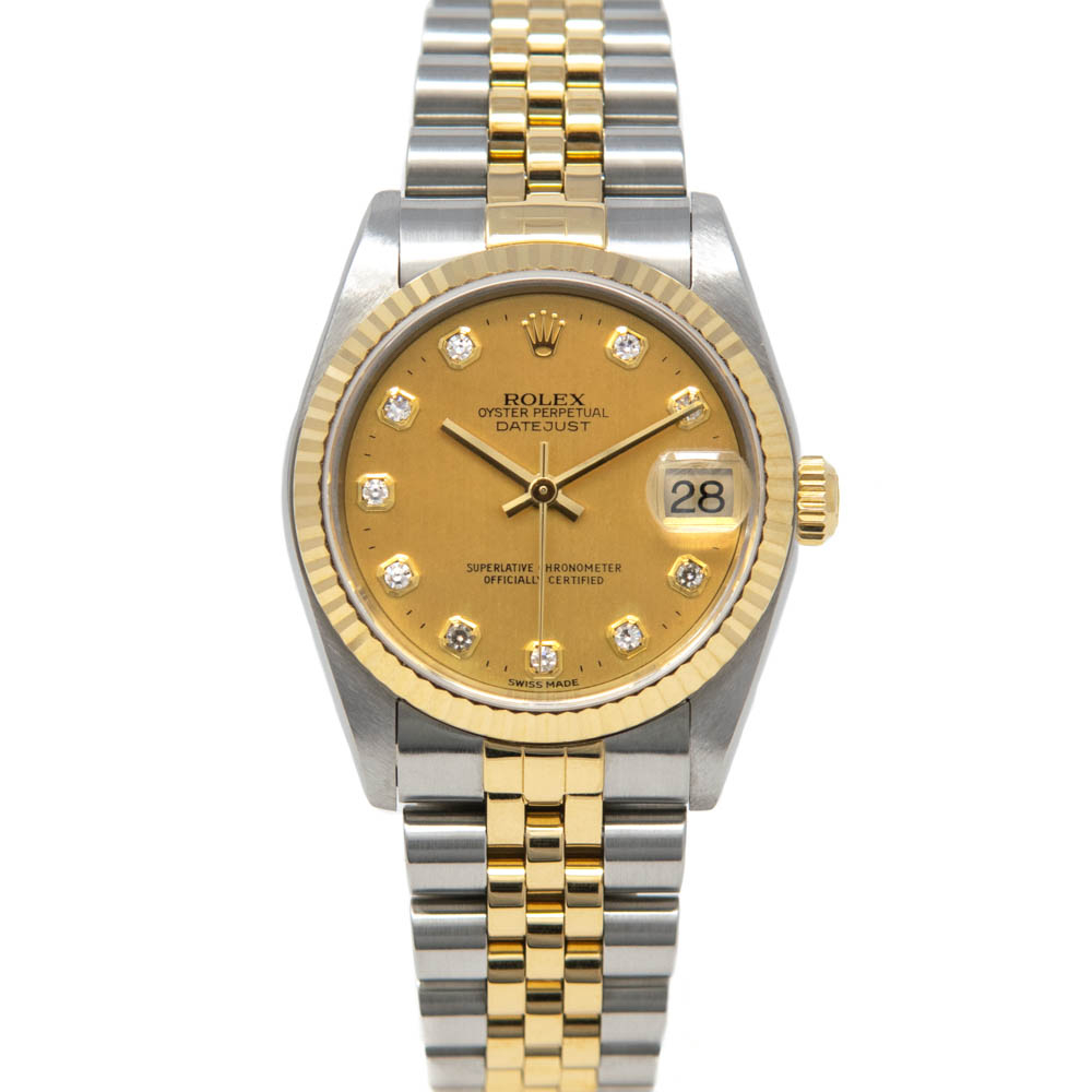 datejust 31 on wrist