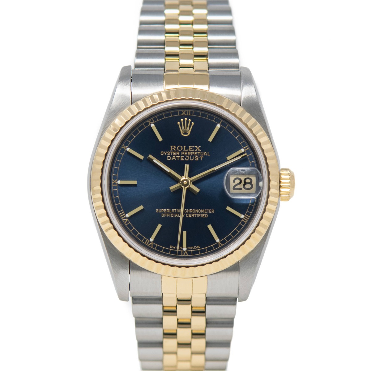rolex datejust women's blue dial