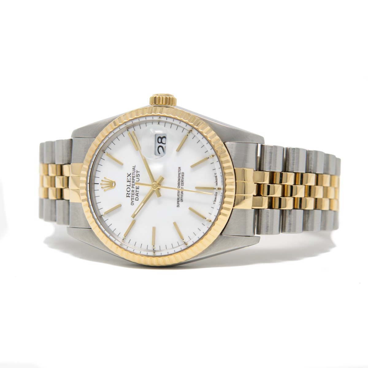 Rolex Datejust 16013 Gold 1988 with original box and papers 2