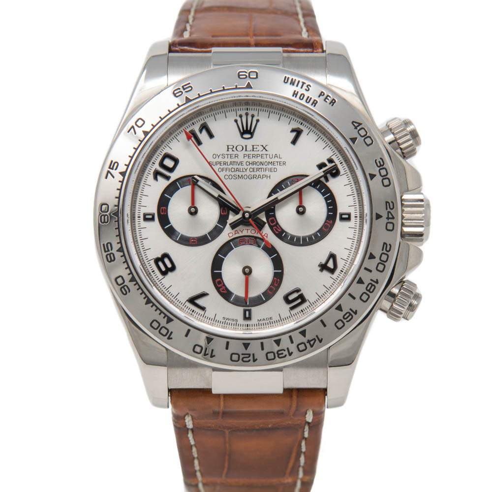 rolex silver face