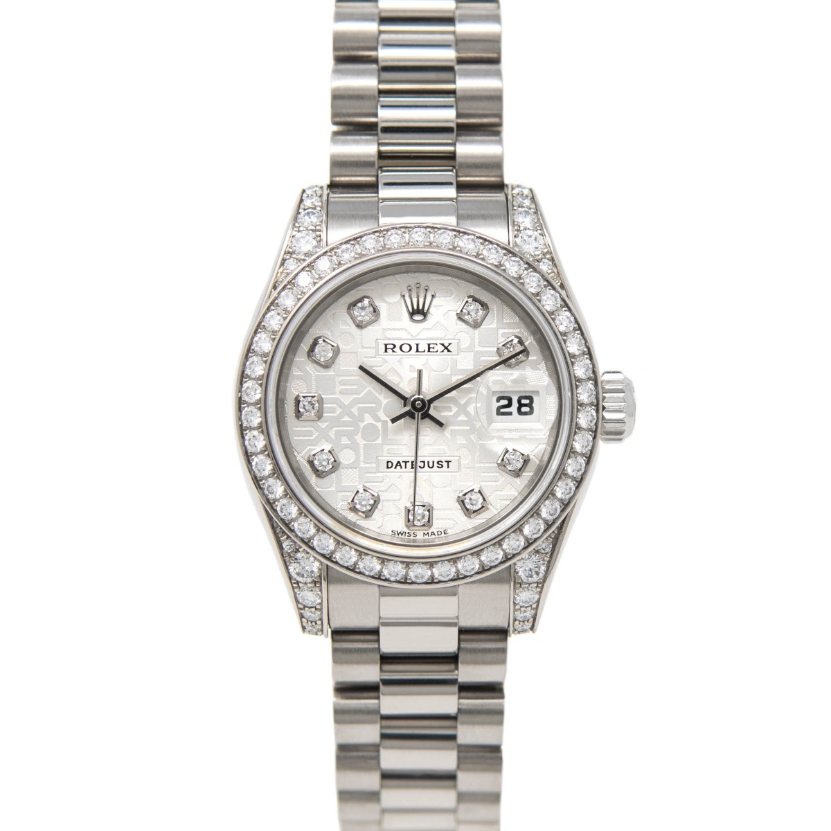 rolex datejust silver jubilee