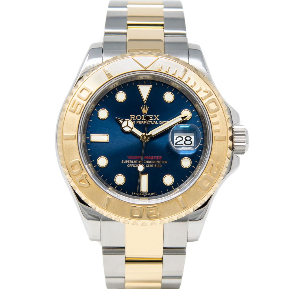 A gallery photo of the Rolex Yacht-Master 16623 in 18k Yellow Gold & Steel   