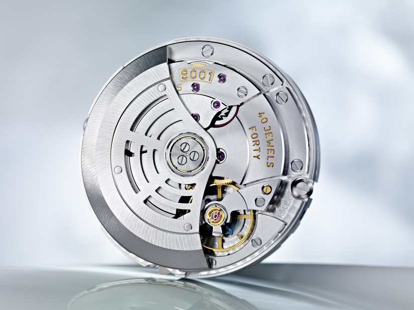 Calibre 9001 Self-Winding Movement, Developed & Manufactured by Rolex