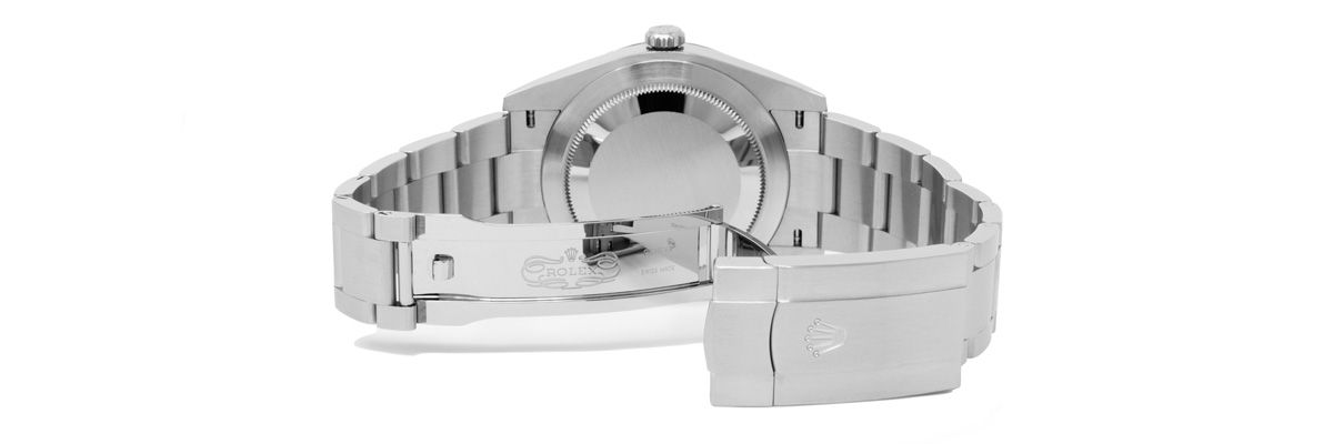 Rolex Oyster Perpetual Back The back of the Rolex Oyster Perpetual