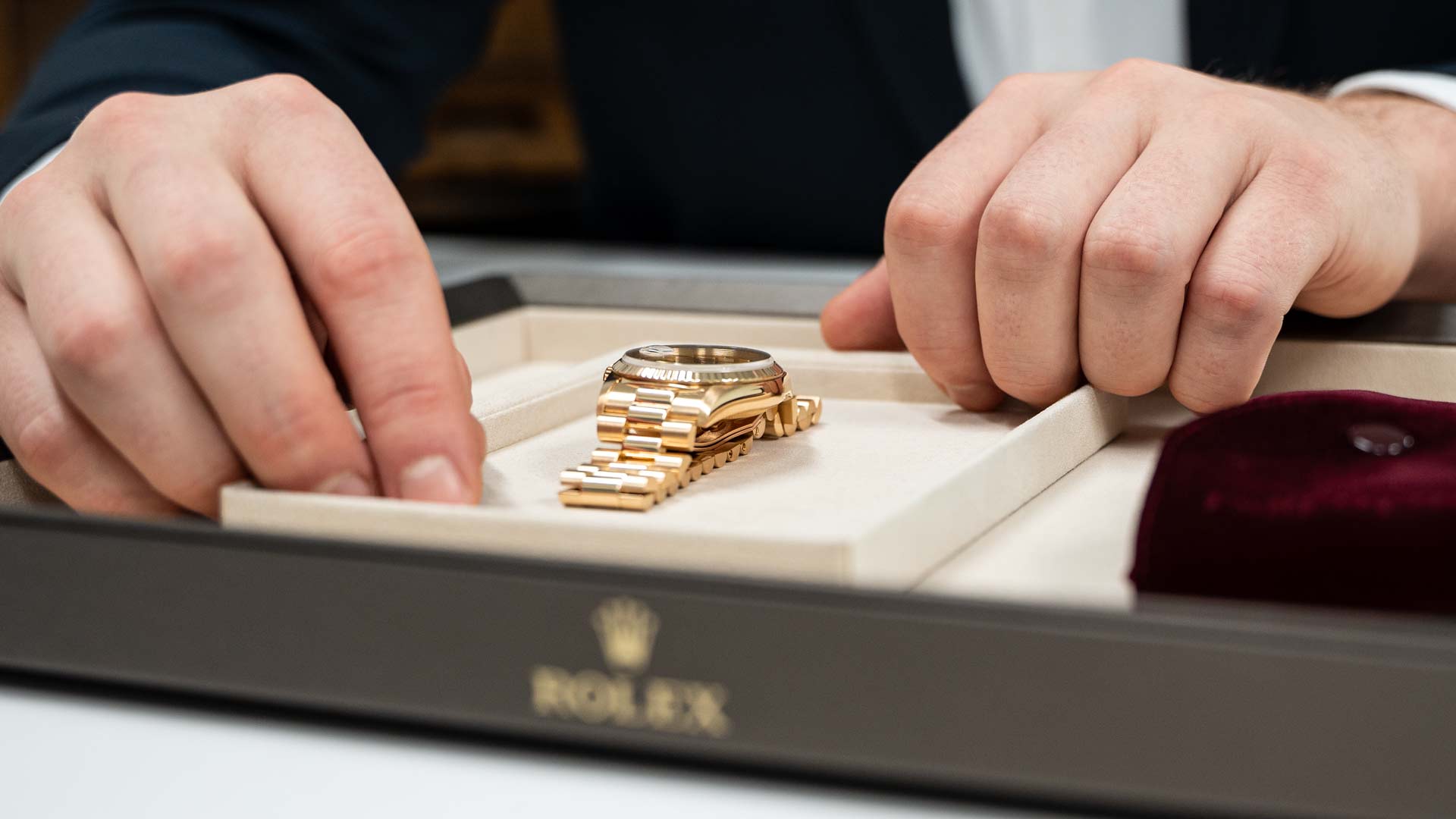 De retour d'une montre Rolex après réparation De retour d'une montre Rolex après réparation