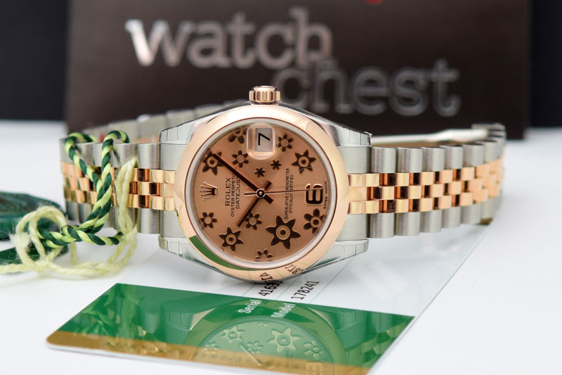 rolex lady datejust 31mm rose gold
