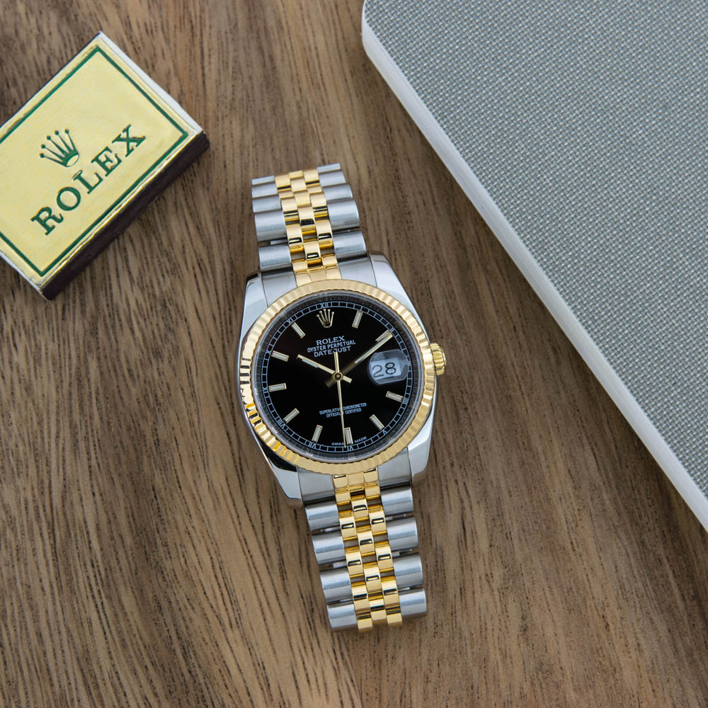 gold and silver datejust