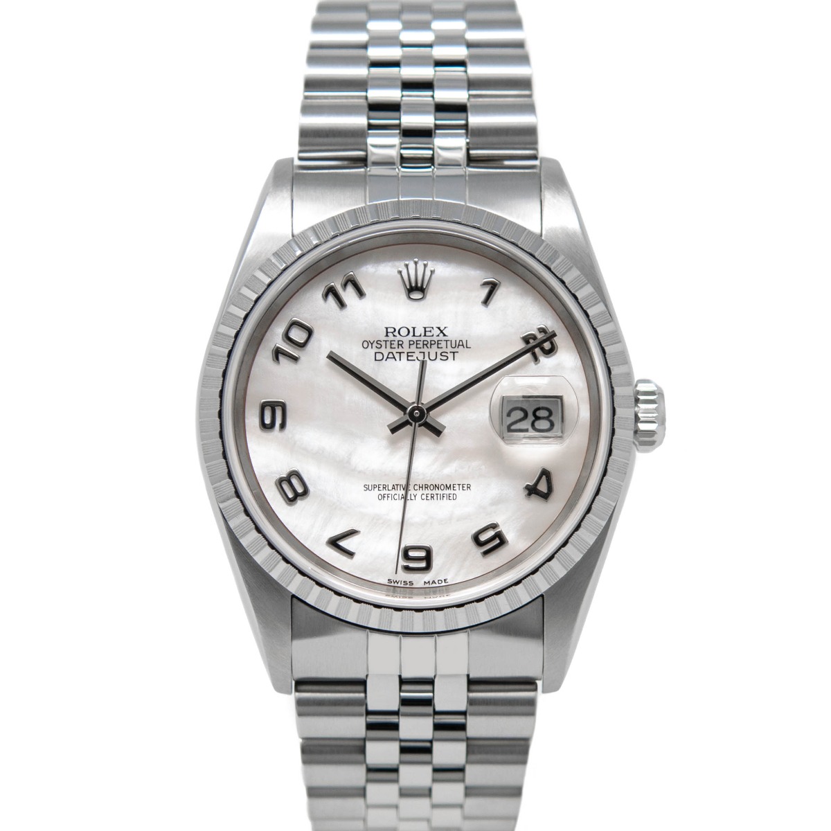 datejust 36 mother of pearl