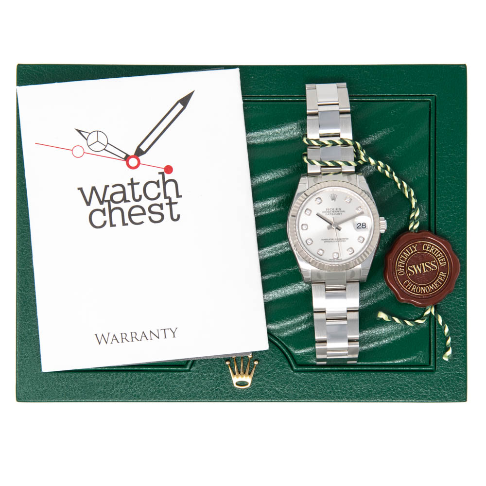 datejust 31 on wrist
