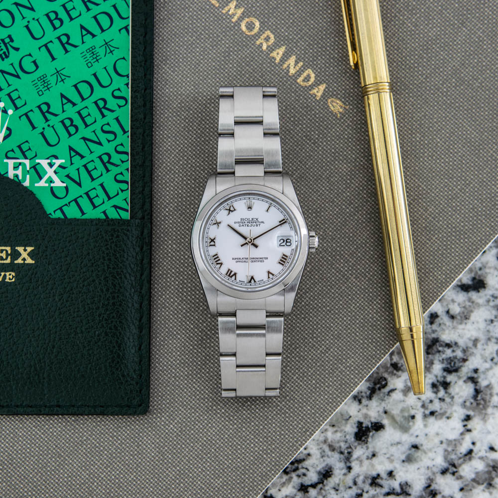 datejust 31 on wrist