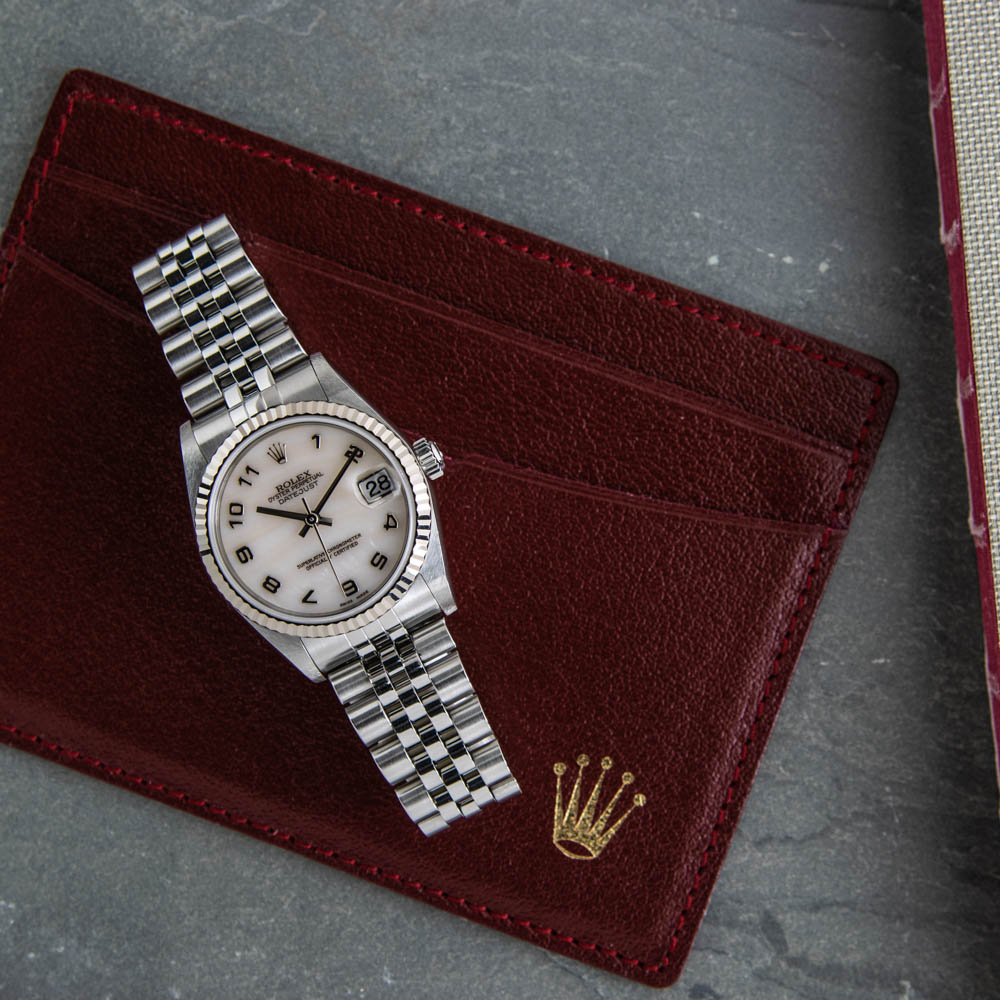 datejust 31 on wrist