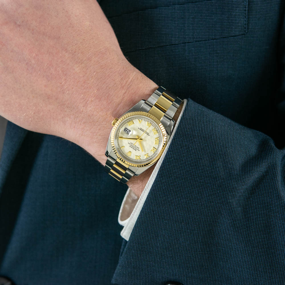 datejust 36mm on wrist
