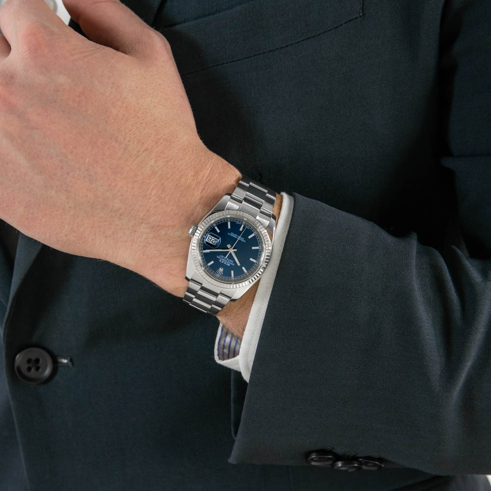 datejust 36 blue diamond