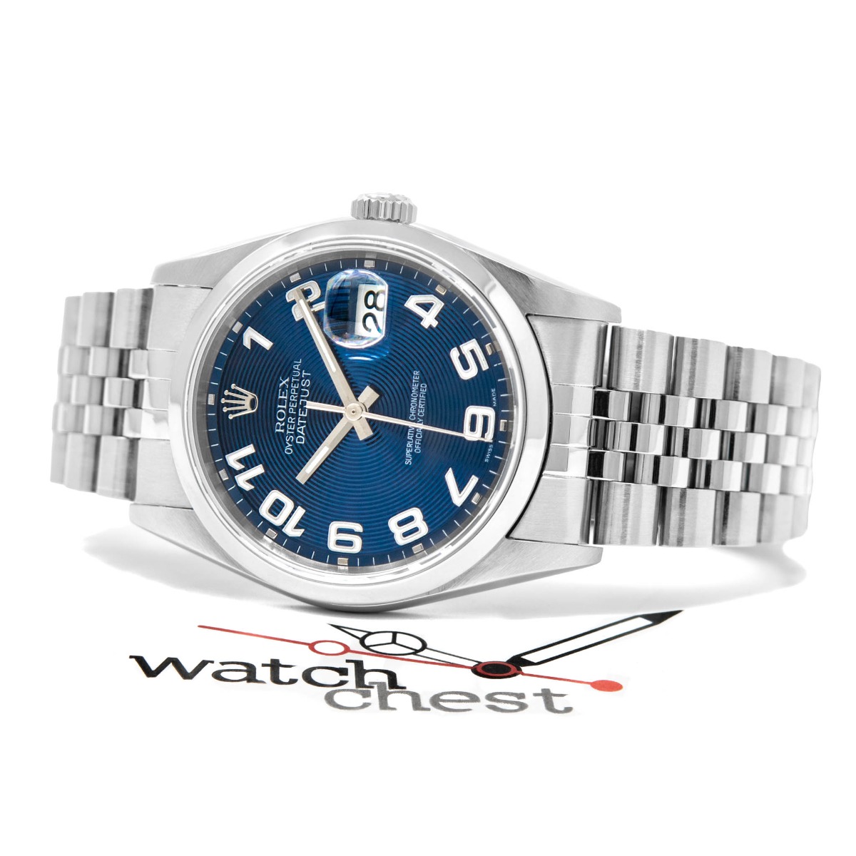 rolex datejust 36 arabic numerals