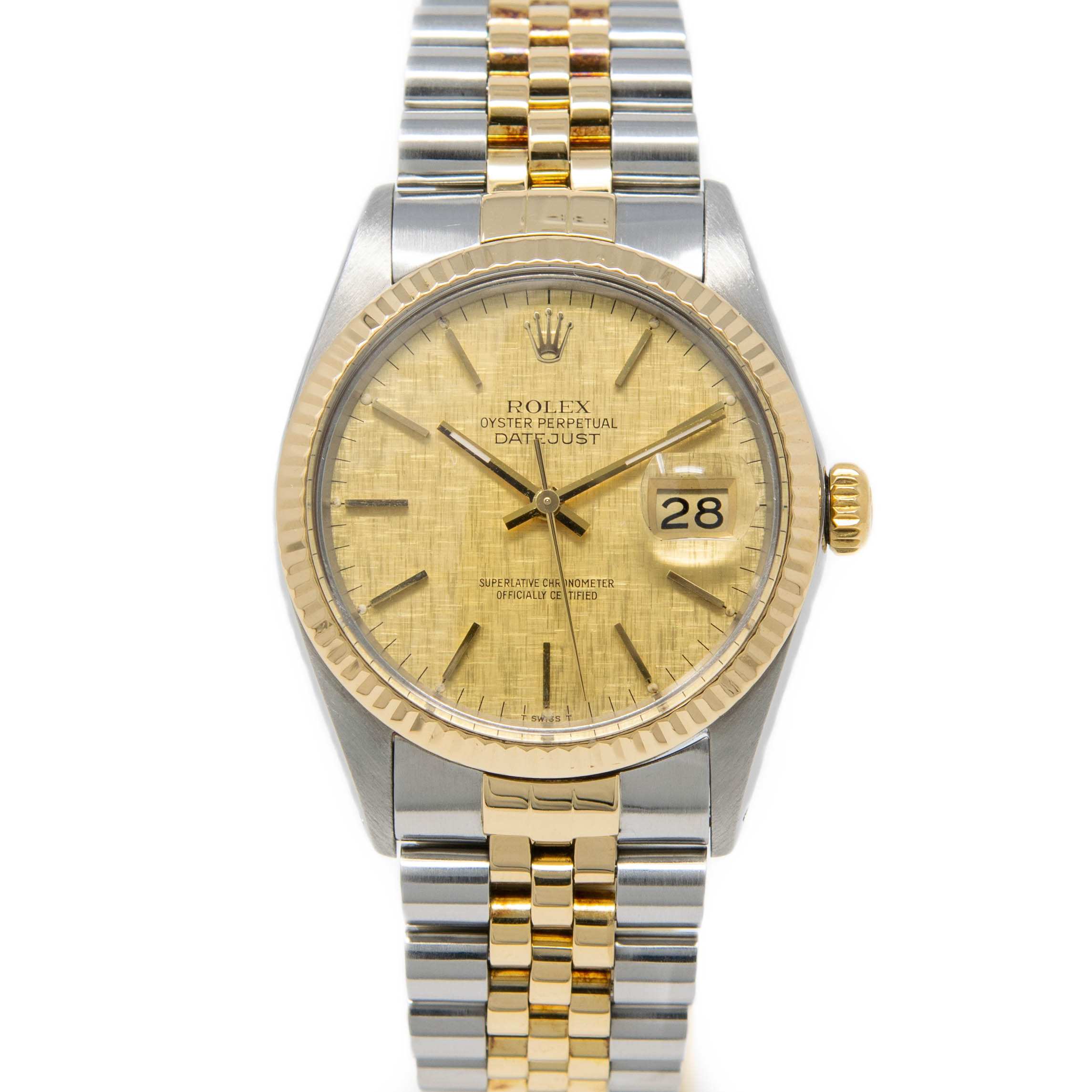 rolex datejust linen dial