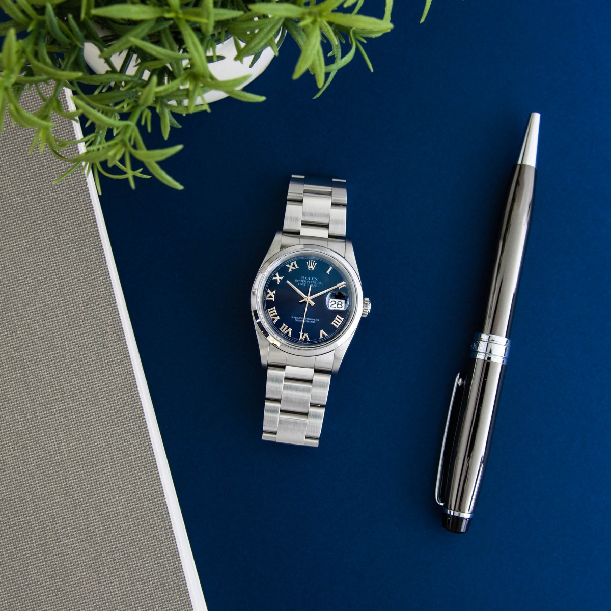 rolex datejust 36 blue face