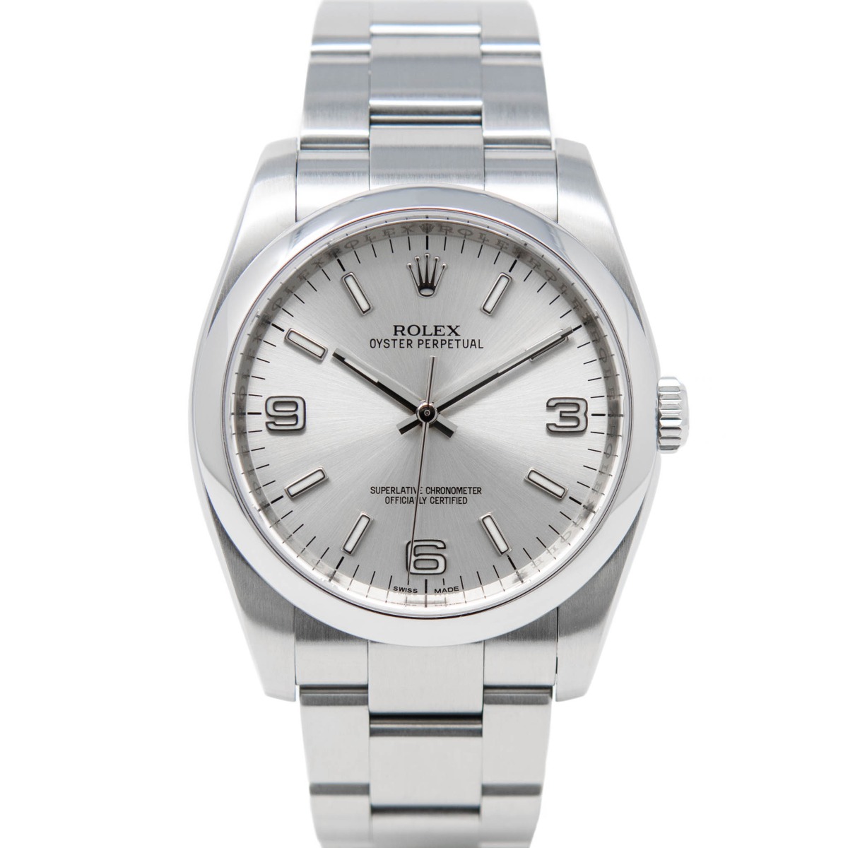 Rolex Oyster Perpetual 36 Stainless Steel 116000 Wristwatch - Silver ...