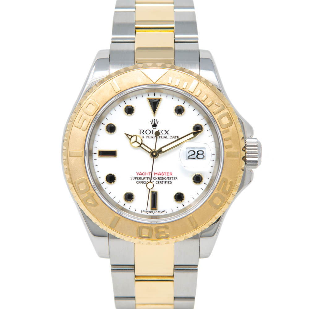 rolex yachtmaster white face