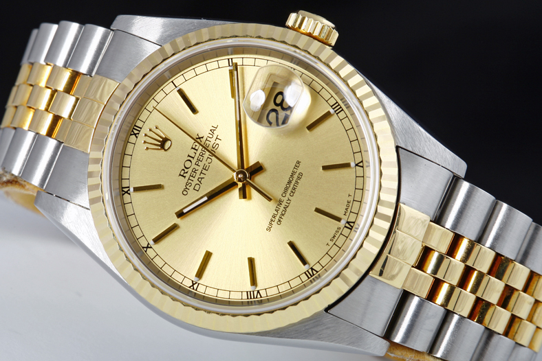 Men's Rolex Datejust Two Tone Stainless Steel Watch Men's Rolex Datejust Two Tone Stainless Steel Watch